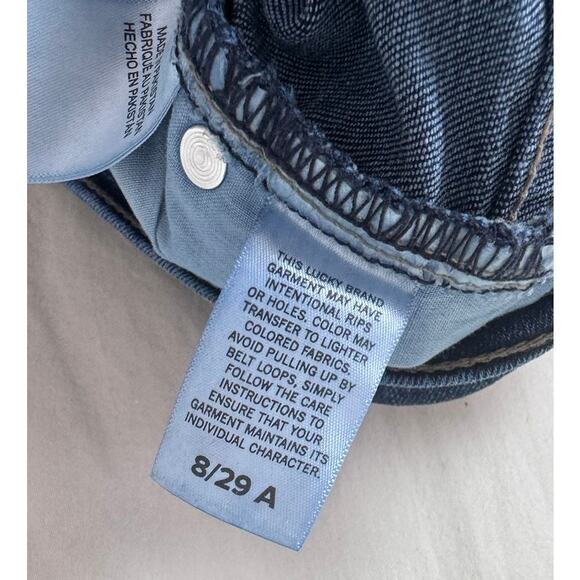 Lucky Brand Womens Blue Denim Jeans 8/29 A Ava Mid Rise Skinny - Picture 8 of 11